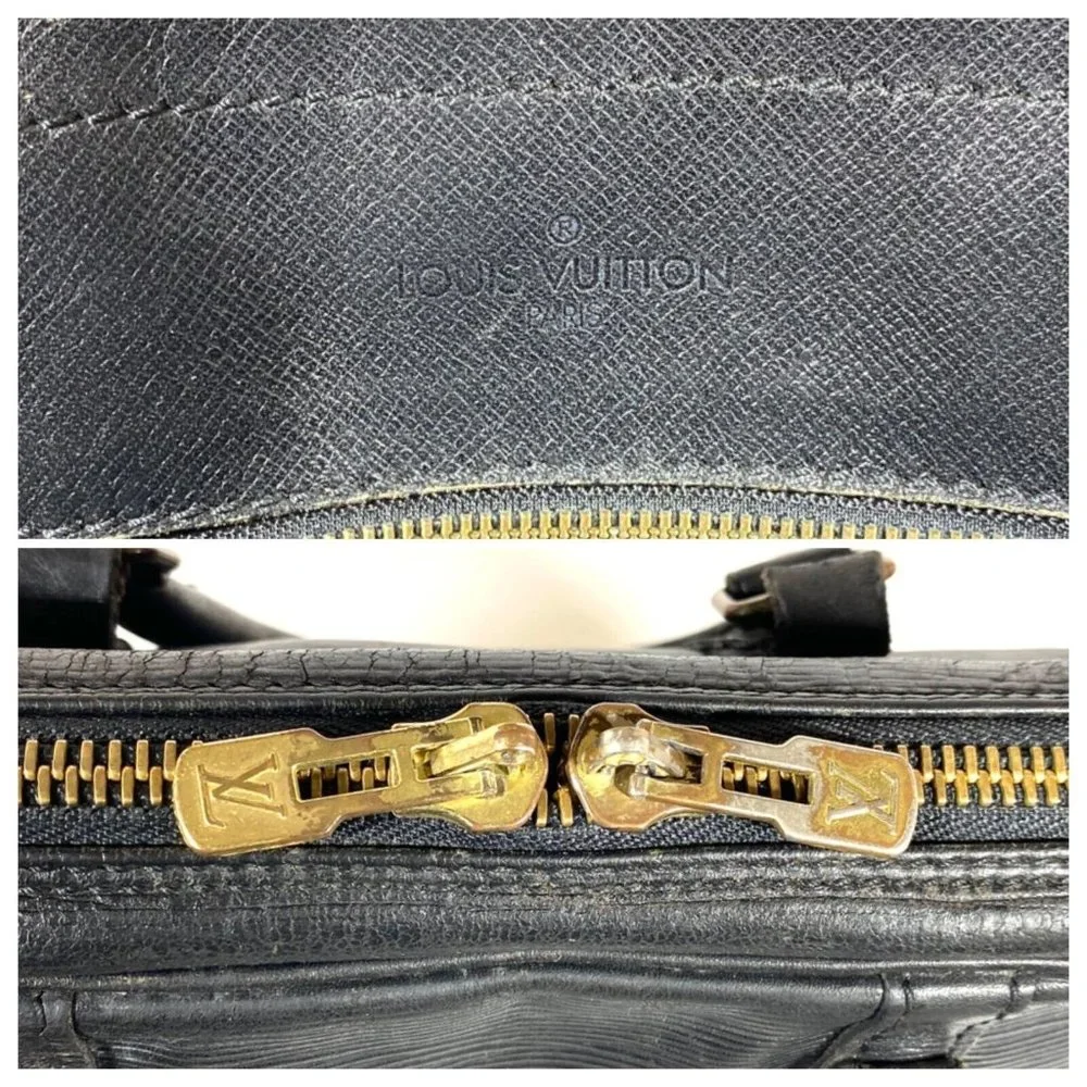 00450182# Louis Vuitton Business Bag Black Epi Noir - Picture 7 of 12